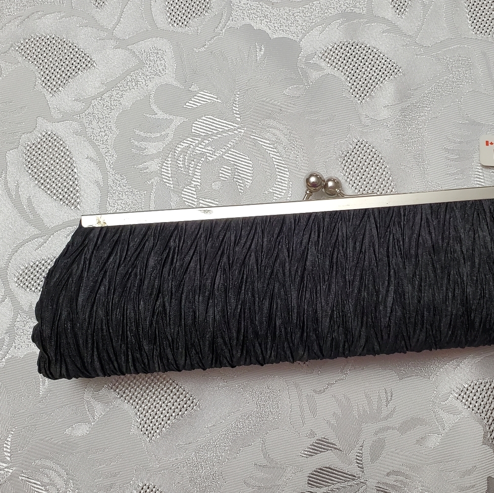 NWT Elegant Black Clutch